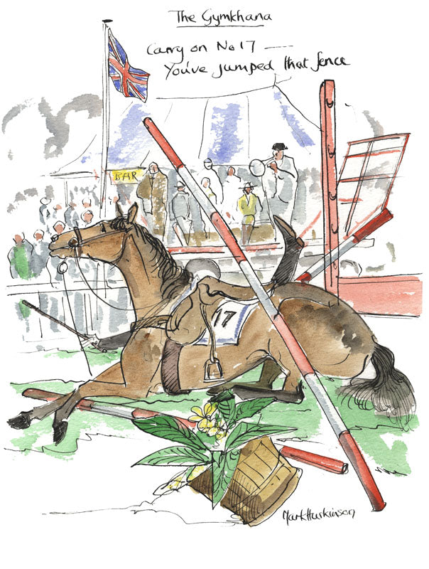 Carry On No. 17 - equestrian art print by Mark Huskinson